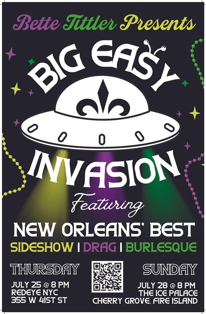 Big Easy Invasion Poster
